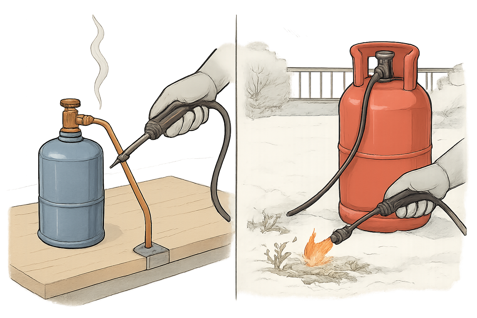 chalumeau propane ou butane