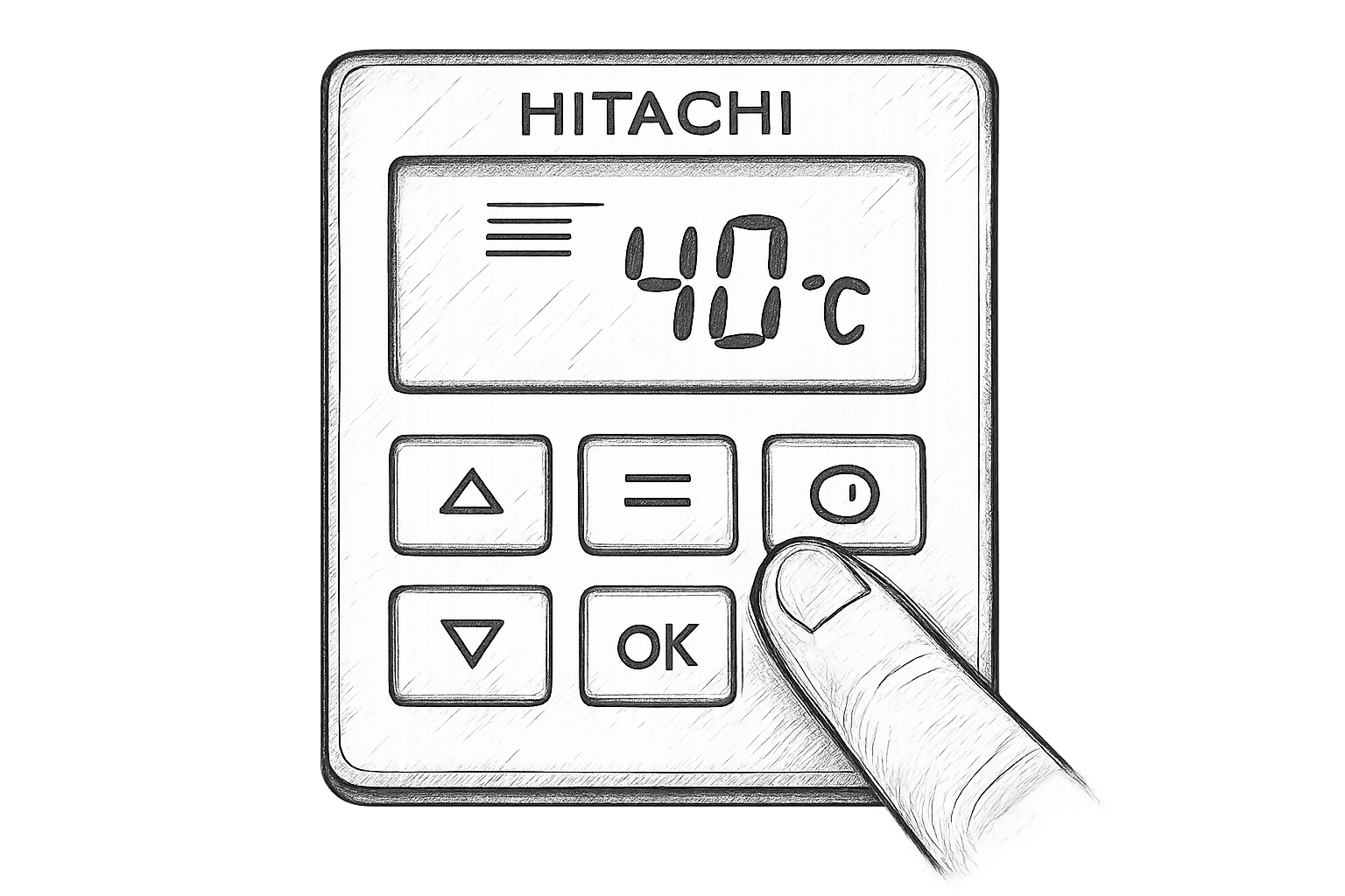 hitachi yutampo réglage
