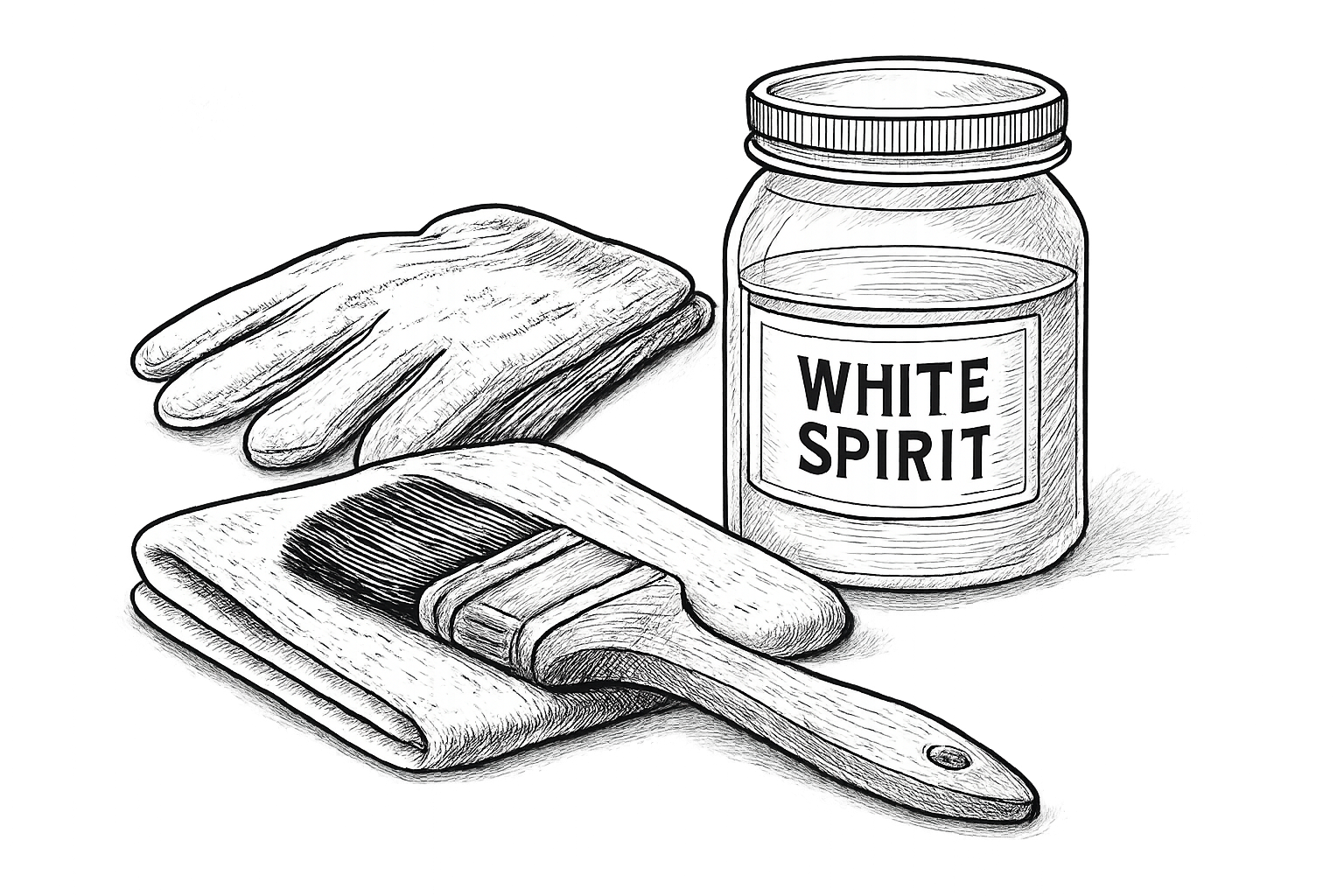 nettoyer pinceau peinture white spirit
