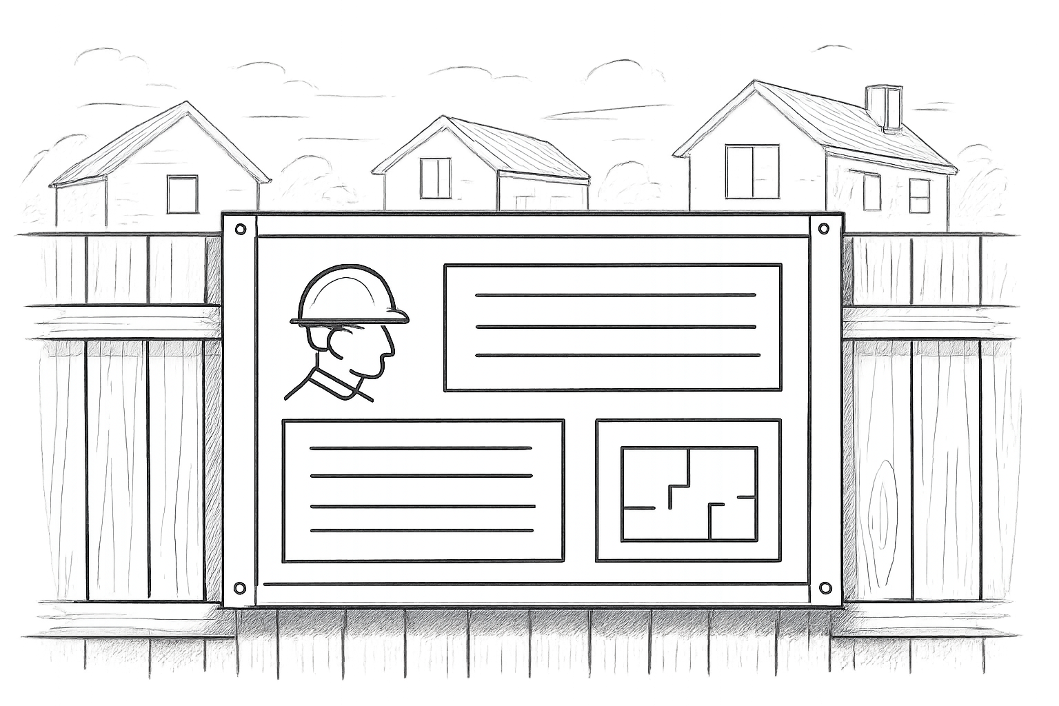 panneau de chantier gratuit